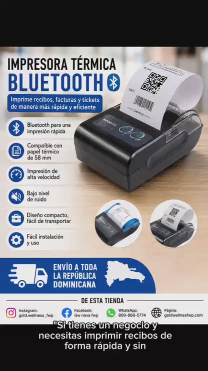 Impresora Bluetooth 58mm JK-5802P